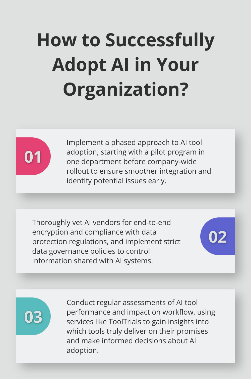 Infographic: How to Successfully Adopt AI in Your Organization?