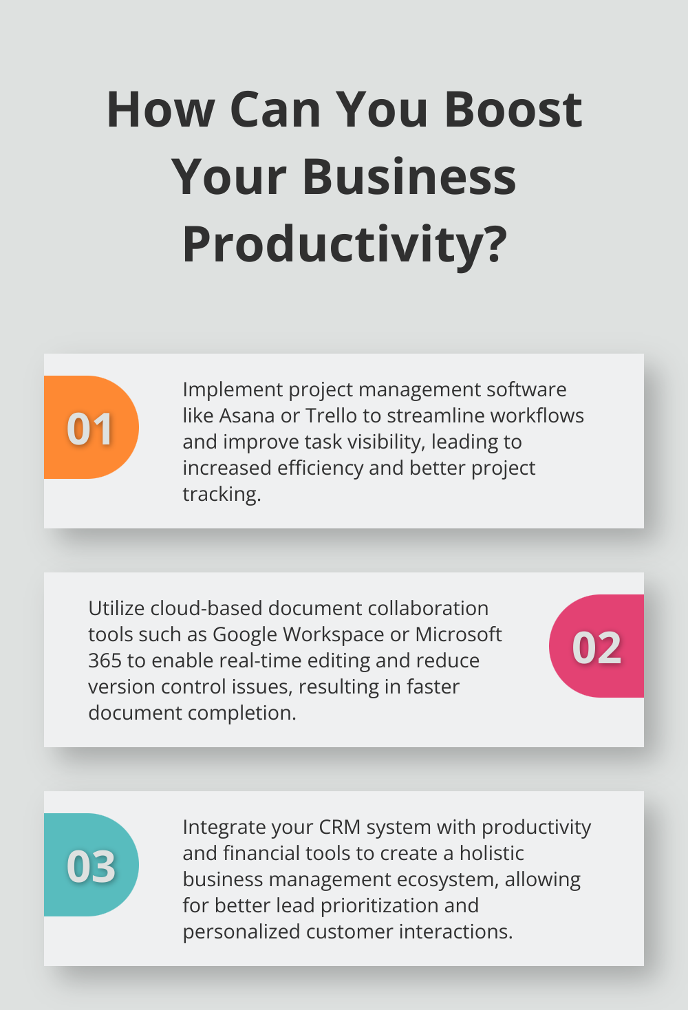 Infographic: How Can You Boost Your Business Productivity? - business tools and technology