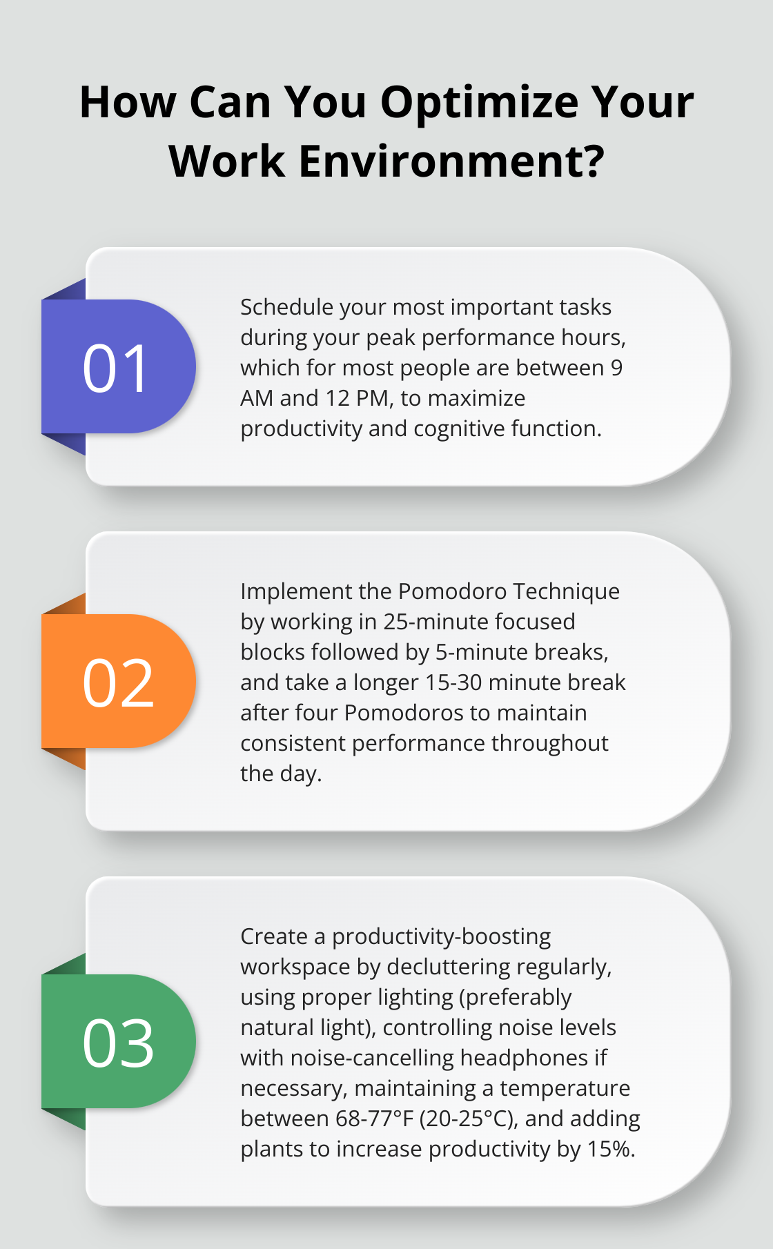 Infographic: How Can You Optimize Your Work Environment?